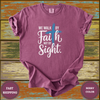 Walk By Faith Christian Bible Verse Tee - Design & Print Hub