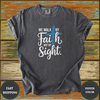 Walk By Faith Christian Bible Verse Tee - Design & Print Hub