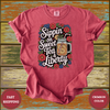 Sippin’ On Sweet Tea & Liberty Tee – Southern Patriotic Shirt for Summer BBQs & July 4th - Design & Print Hub