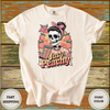Just Peachy Tee – Cute Retro Fruit Shirt with Kawaii Peach Graphic & Positive Vibes - Design & Print Hub