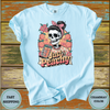 Just Peachy Tee – Cute Retro Fruit Shirt with Kawaii Peach Graphic & Positive Vibes - Design & Print Hub