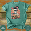 Just Peachy Tee – Cute Retro Fruit Shirt with Kawaii Peach Graphic & Positive Vibes - Design & Print Hub