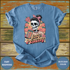 Just Peachy Tee – Cute Retro Fruit Shirt with Kawaii Peach Graphic & Positive Vibes
