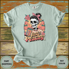 Just Peachy Tee – Cute Retro Fruit Shirt with Kawaii Peach Graphic & Positive Vibes