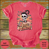 Just Peachy Tee – Cute Retro Fruit Shirt with Kawaii Peach Graphic & Positive Vibes - Design & Print Hub