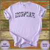 INSPIRE Varsity Floral T-Shirt - Design & Print Hub