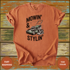 Mowin’ & Stylin’ Dad Shirt - Design & Print Hub