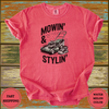 Mowin’ & Stylin’ Dad Shirt - Design & Print Hub