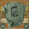 Mowin’ & Stylin’ Dad Shirt - Design & Print Hub