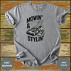 Mowin’ & Stylin’ Dad Shirt - Design & Print Hub