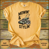 Mowin’ & Stylin’ Dad Shirt - Design & Print Hub