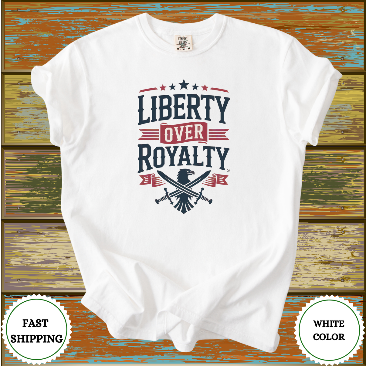 Liberty Over Royalty Shirt - Design & Print Hub