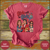 Girls Will Be Girls T-Shirt, Patriotic Feminist Tee - Design & Print Hub