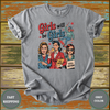 Girls Will Be Girls T-Shirt, Patriotic Feminist Tee - Design & Print Hub