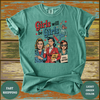 Girls Will Be Girls T-Shirt, Patriotic Feminist Tee - Design & Print Hub