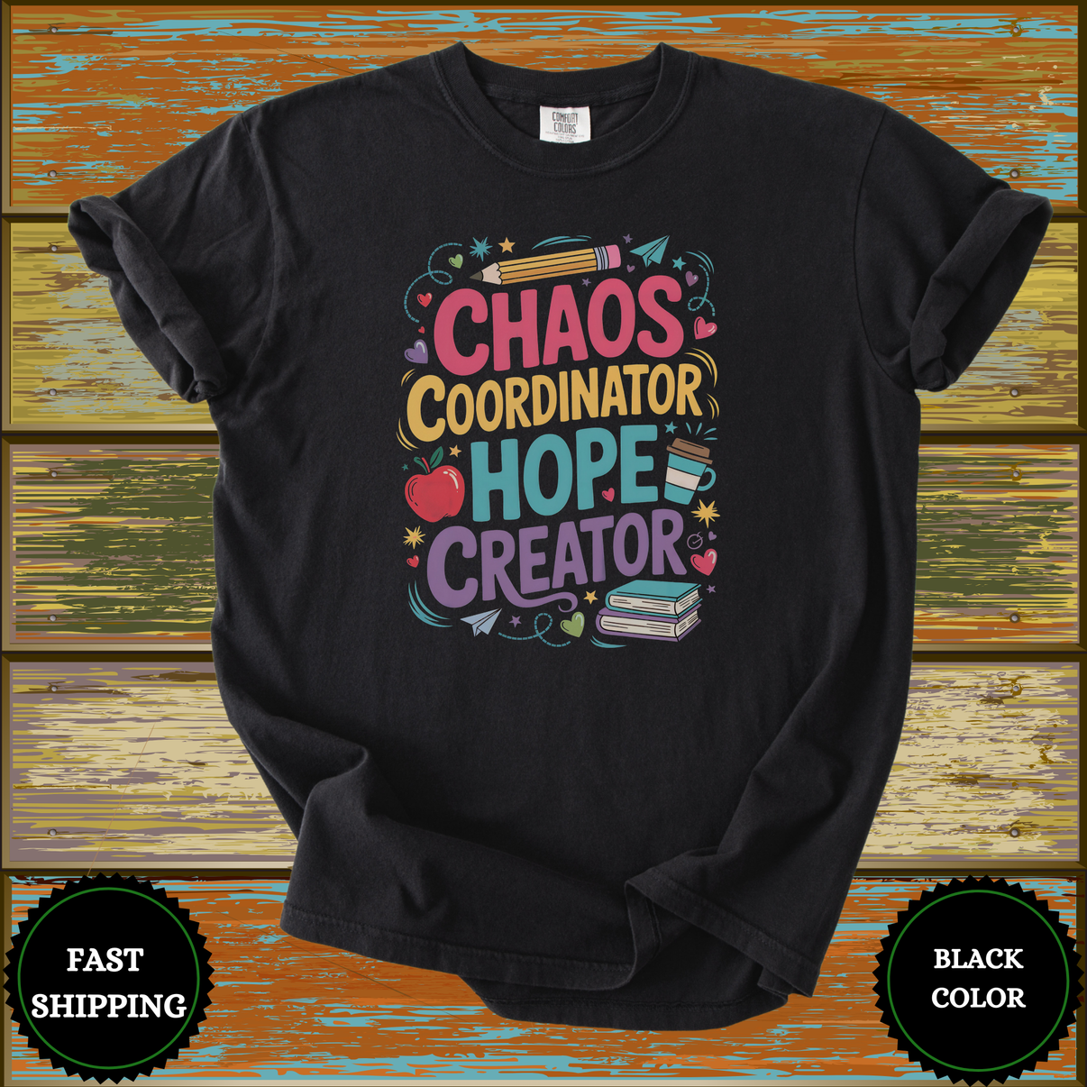 Chaos Coordinator Teacher Tee - Design & Print Hub