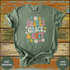 Grades Grace & Grit Retro Teacher Tee - Design & Print Hub