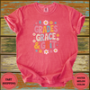Grades Grace & Grit Retro Teacher Tee - Design & Print Hub