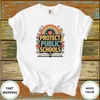 Protect Public Schools Retro Teacher Tee - Design & Print Hub