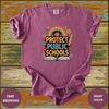 Protect Public Schools Retro Teacher Tee - Design & Print Hub