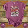 Fueled by Coffee & Kid Smiles Shirt - Design & Print Hub