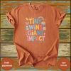 Tiny Wins Giant Impact Teacher Shirt - Design & Print Hub