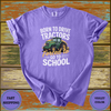 Funny Tractor School Shirt for Farm Kids - Design & Print Hub