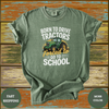 Funny Tractor School Shirt for Farm Kids - Design & Print Hub
