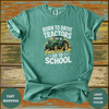 Funny Tractor School Shirt for Farm Kids - Design & Print Hub