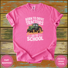 Funny Tractor School Shirt for Farm Kids - Design & Print Hub