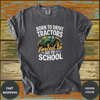 Funny Tractor School Shirt for Farm Kids - Design & Print Hub
