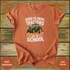 Funny Tractor School Shirt for Farm Kids - Design & Print Hub
