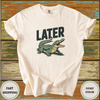 Funny Alligator Later Vintage T-Shirt - Design & Print Hub