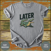Funny Alligator Later Vintage T-Shirt - Design & Print Hub