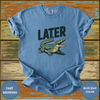 Funny Alligator Later Vintage T-Shirt - Design & Print Hub