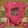 Funny Alligator Later Vintage T-Shirt - Design & Print Hub