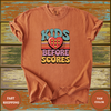 Kids Before Scores Teacher T-Shirt - Design & Print Hub