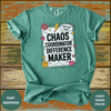 Chaos Coordinator Difference Maker Teacher Shirt - Design & Print Hub