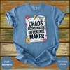 Chaos Coordinator Difference Maker Teacher Shirt - Design & Print Hub