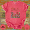 Grades & Grace Teacher Shirt – Floral Inspirational Tee for Educators - Design & Print Hub