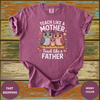 Teach Like a Mother Father Owl Teacher Shirt – Cute Family Educator Tee - Design & Print Hub