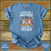 Teach Like a Mother Father Owl Teacher Shirt – Cute Family Educator Tee - Design & Print Hub