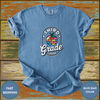 Third Grade Teacher Shirt – Retro Rainbow Apple Brick Design - Design & Print Hub