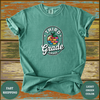 Third Grade Teacher Shirt – Retro Rainbow Apple Brick Design - Design & Print Hub
