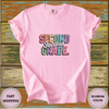 Second Grade Teacher Shirt – Colorful Bold Text Back to School Tee - Design & Print Hub
