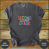Second Grade Teacher Shirt – Colorful Bold Text Back to School Tee - Design & Print Hub