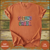 Second Grade Teacher Shirt – Colorful Bold Text Back to School Tee - Design & Print Hub