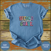 Second Grade Teacher Shirt – Colorful Bold Text Back to School Tee - Design & Print Hub
