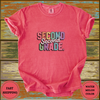 Second Grade Teacher Shirt – Colorful Bold Text Back to School Tee - Design & Print Hub