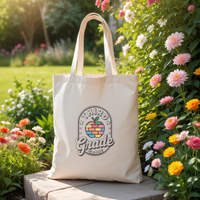 Third Grade Teacher Tote Bag | Rainbow Apple Classroom Gift - Design & Print Hub